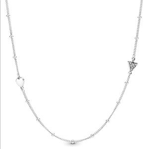Pandora arrow necklace sterling silver new unused